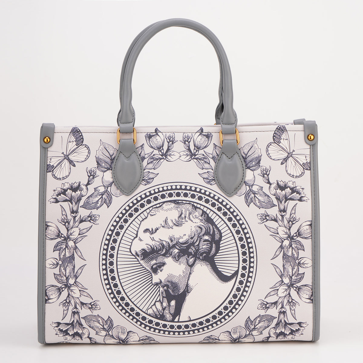 [HLB-2206] Luxury Oil Painting Large Capacity Tote bag for Women